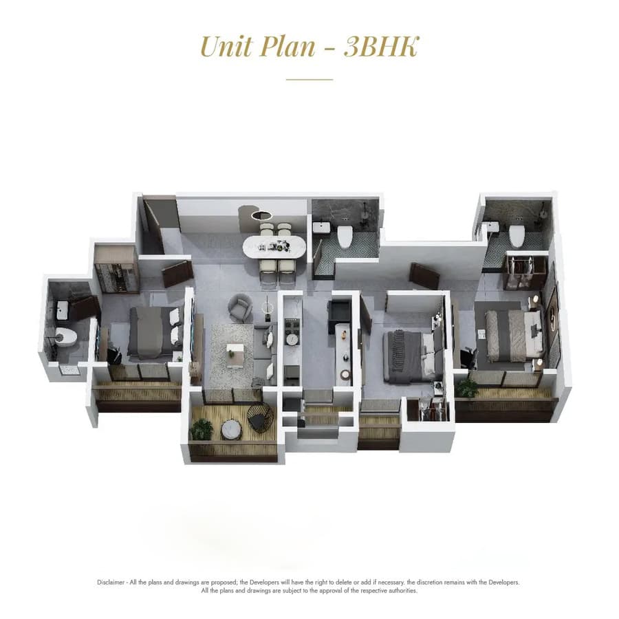 3bhk plan